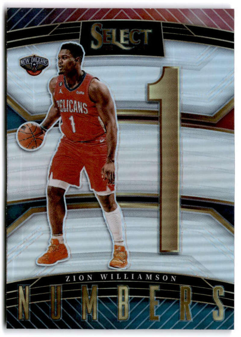 2022-23 Panini Select Numbers Silver Prizms