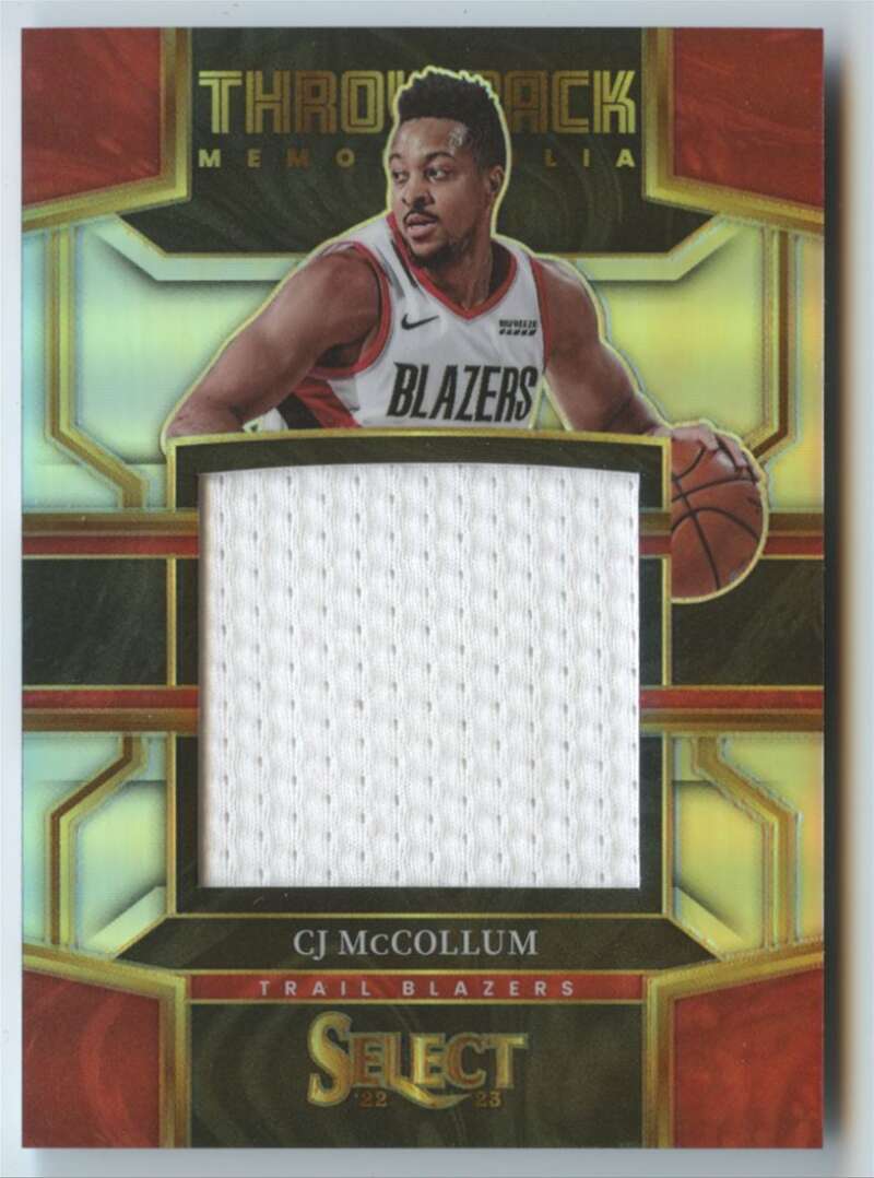 2022-23 Panini Select Throwback Memorabilia