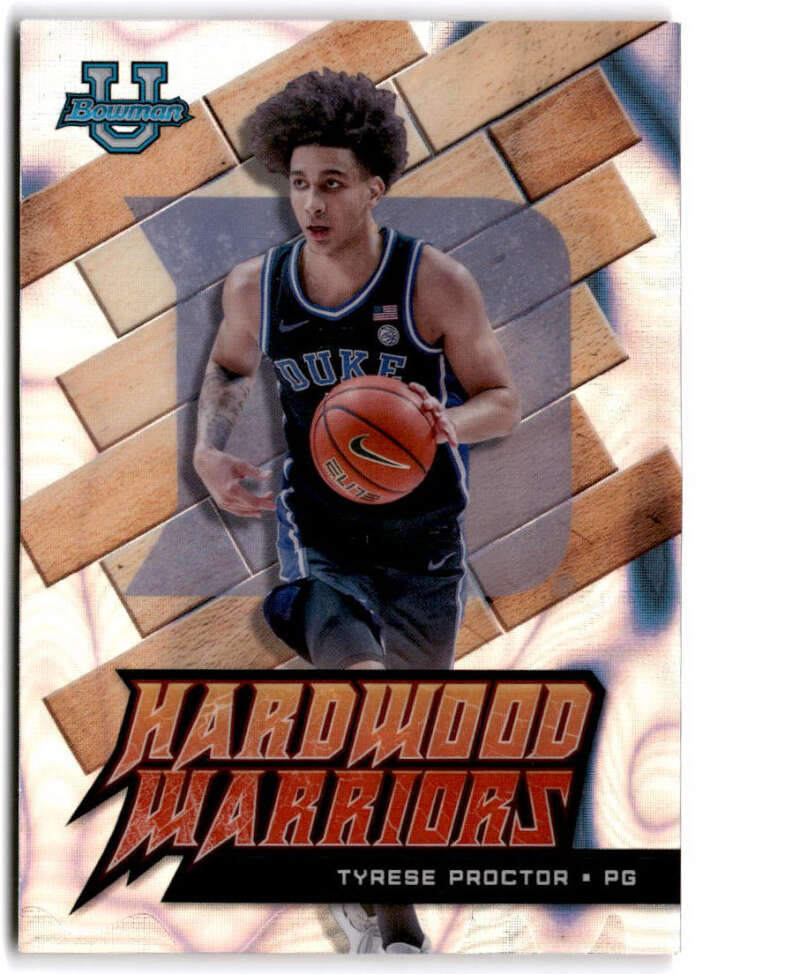 2022-23 Bowman University Best Hardwood Warriors Refractor Lava