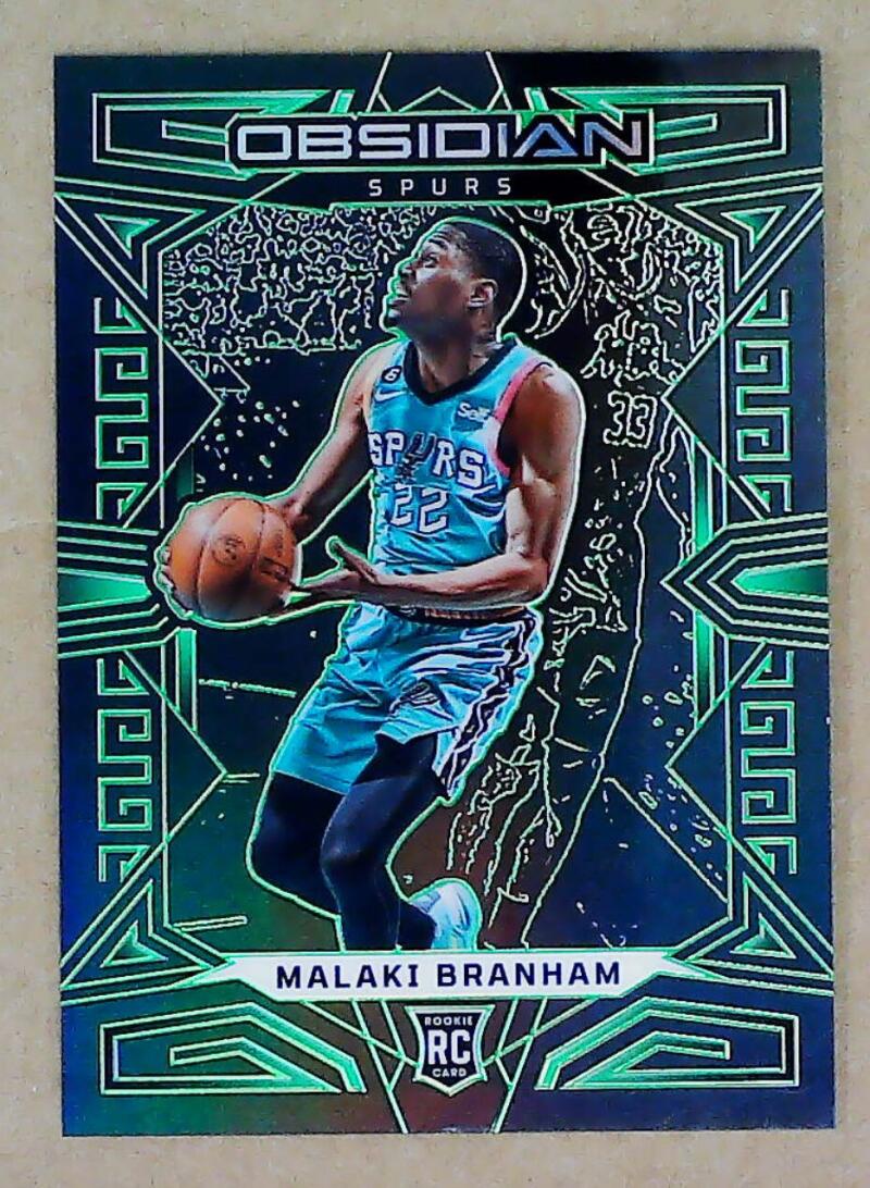 2022-23 Panini Obsidian Electric Etch Green