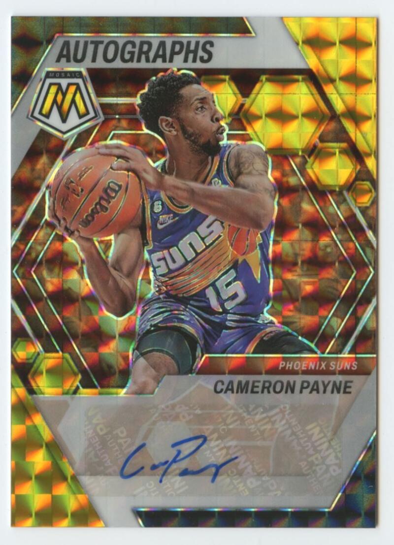 2022-23 Panini Mosaic Autographs Gold