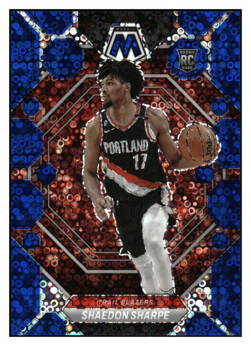 2022-23 Panini Mosaic Fast Break Blue