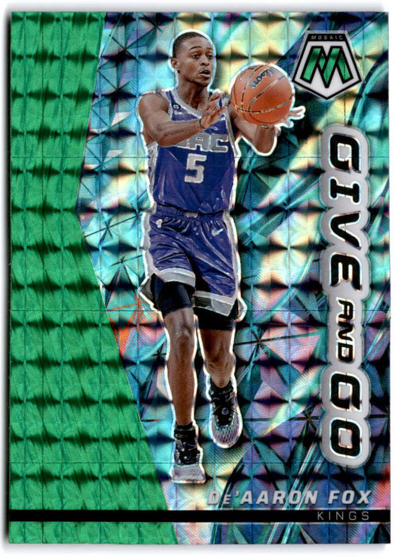 2022-23 Panini Mosaic Give and Go Mosaic Green