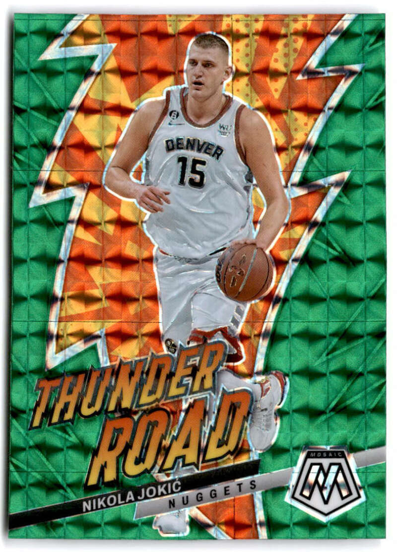 2022-23 Panini Mosaic Thunder Road Mosaic Green