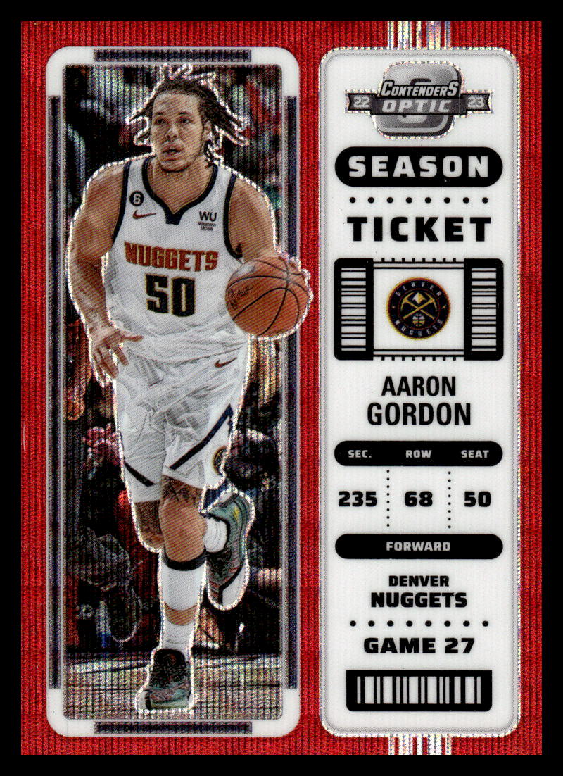 2022-23 Panini Contenders Optic Season Ticket Red Wave