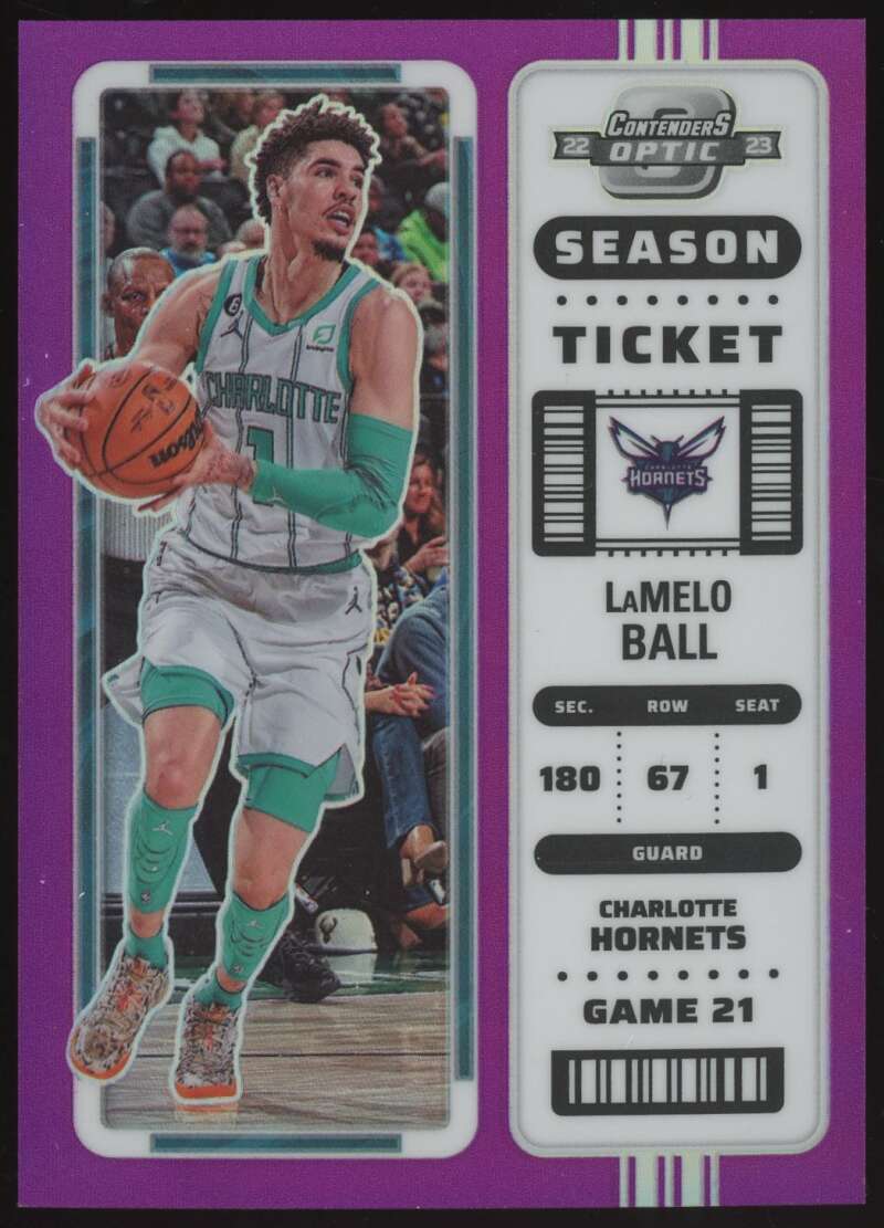 2022-23 Panini Contenders Optic Season Ticket Purple