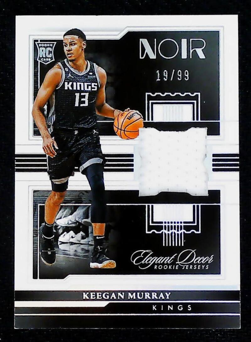 2022-23 Panini Noir Elegant Decor Rookie Jerseys