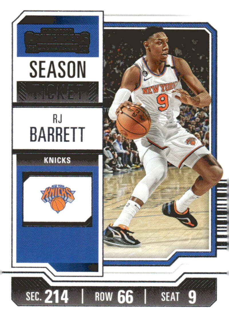 2023-24 Panini Contenders Season Ticket Retail #2 RJ Barrett NM-MT Knicks