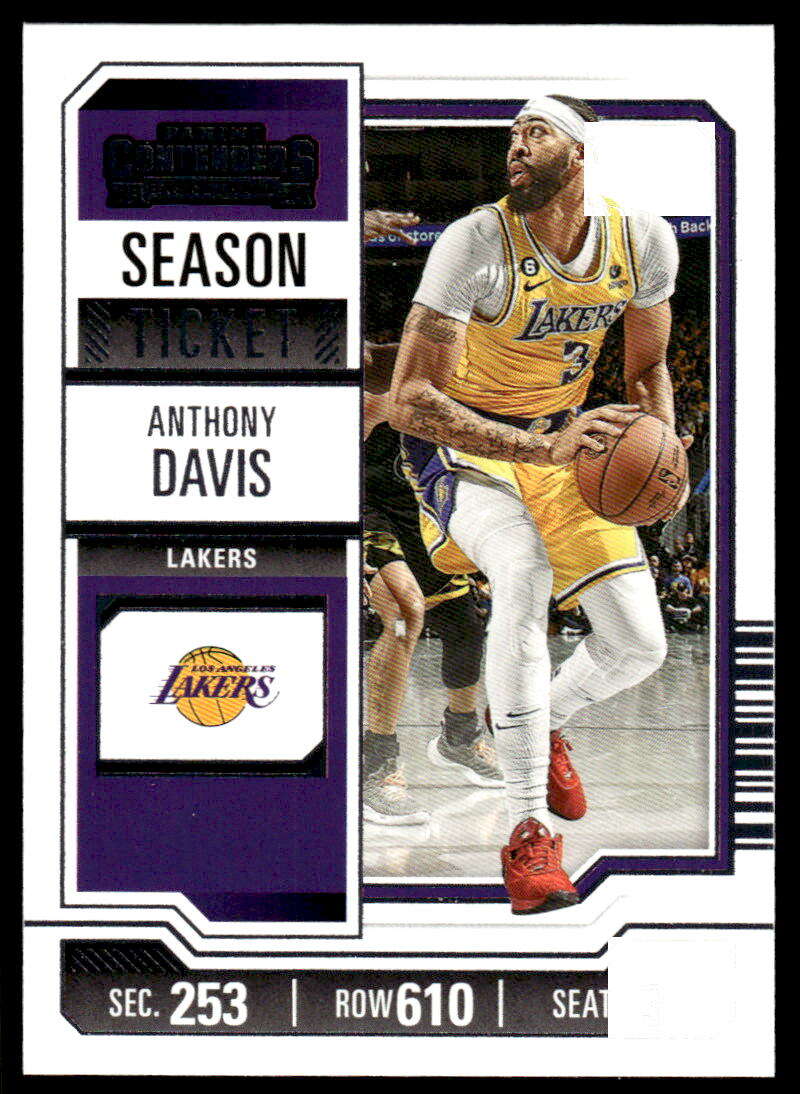 2023-24 Panini Contenders Season Ticket Retail #12 Anthony Davis NM-MT Lakers