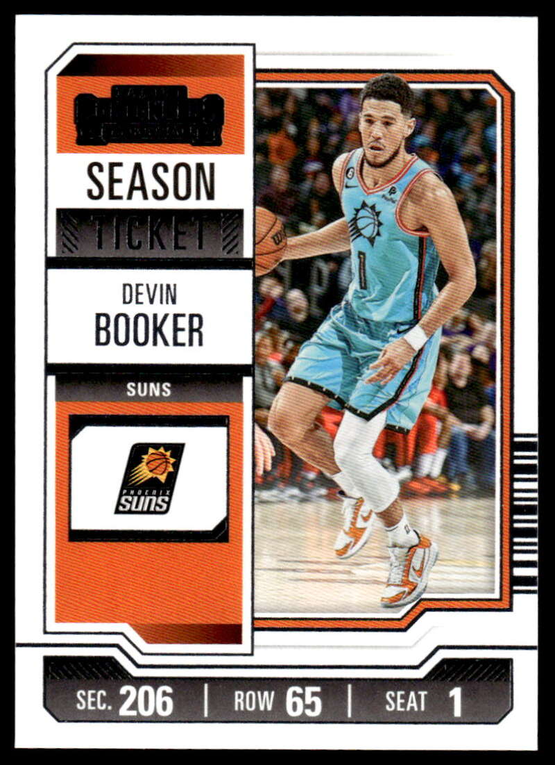 2023-24 Panini Contenders Season Ticket Retail #85 Devin Booker NM-MT Suns