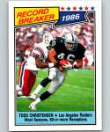 : 1987 Topps #217 Dokie Williams Los Angeles Raiders