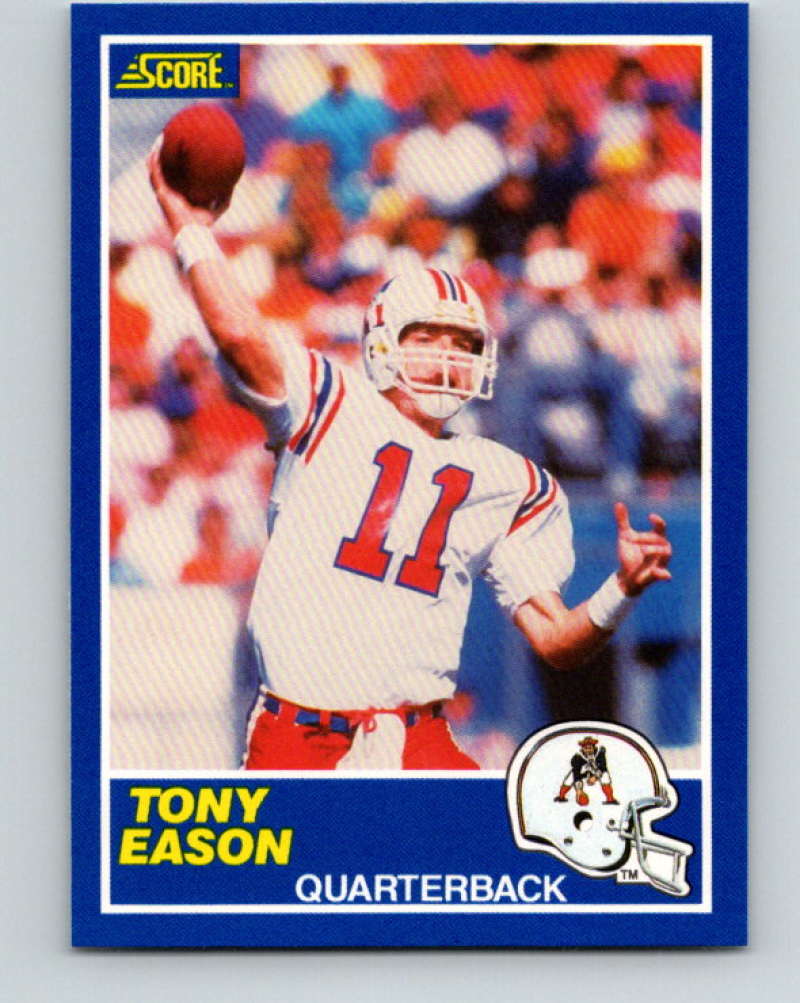 1989 Score Tony Eason #32 NM Near Mint Patriots