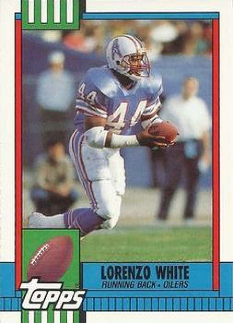 1990 Topps Traded Football #4T Lorenzo White Houston Oilers