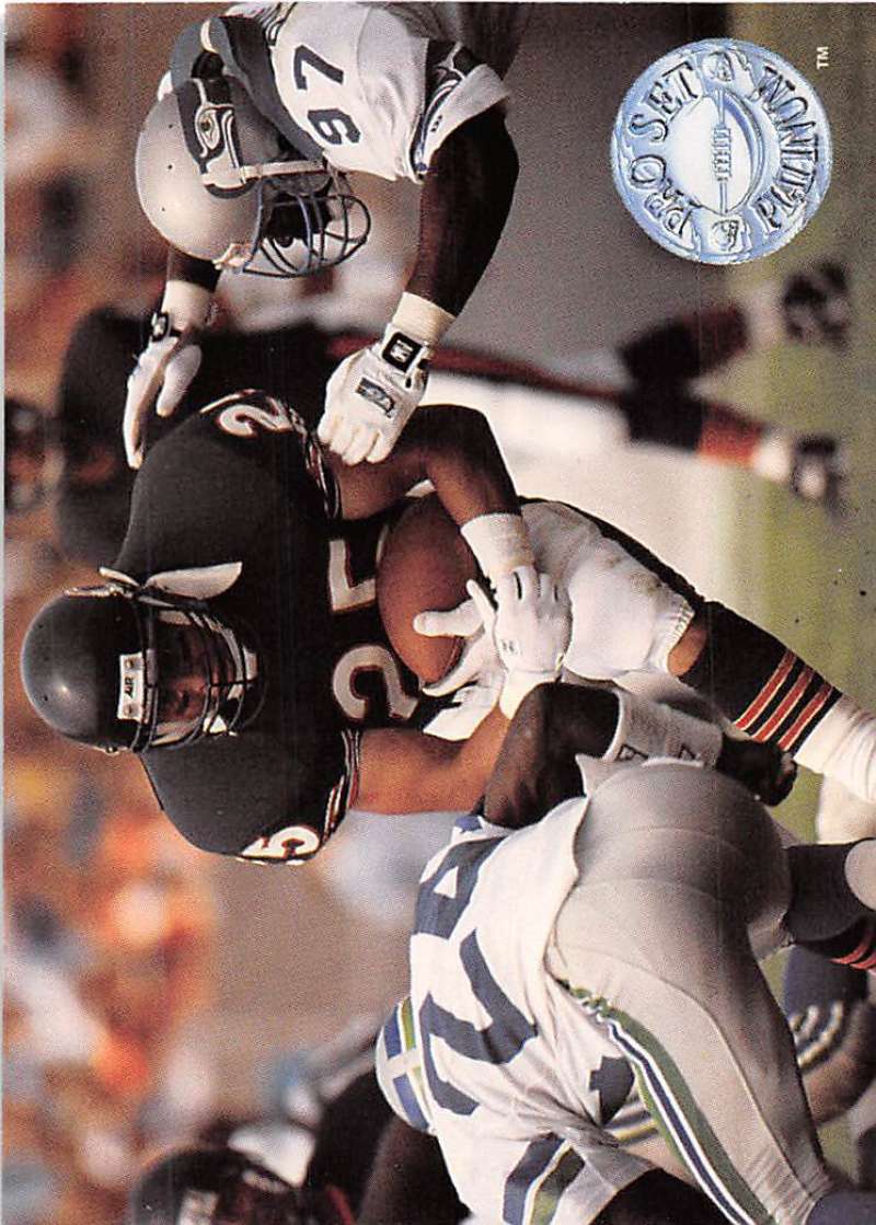 1991 Pro Set Platinum Football #164 Brad Muster Chicago Bears