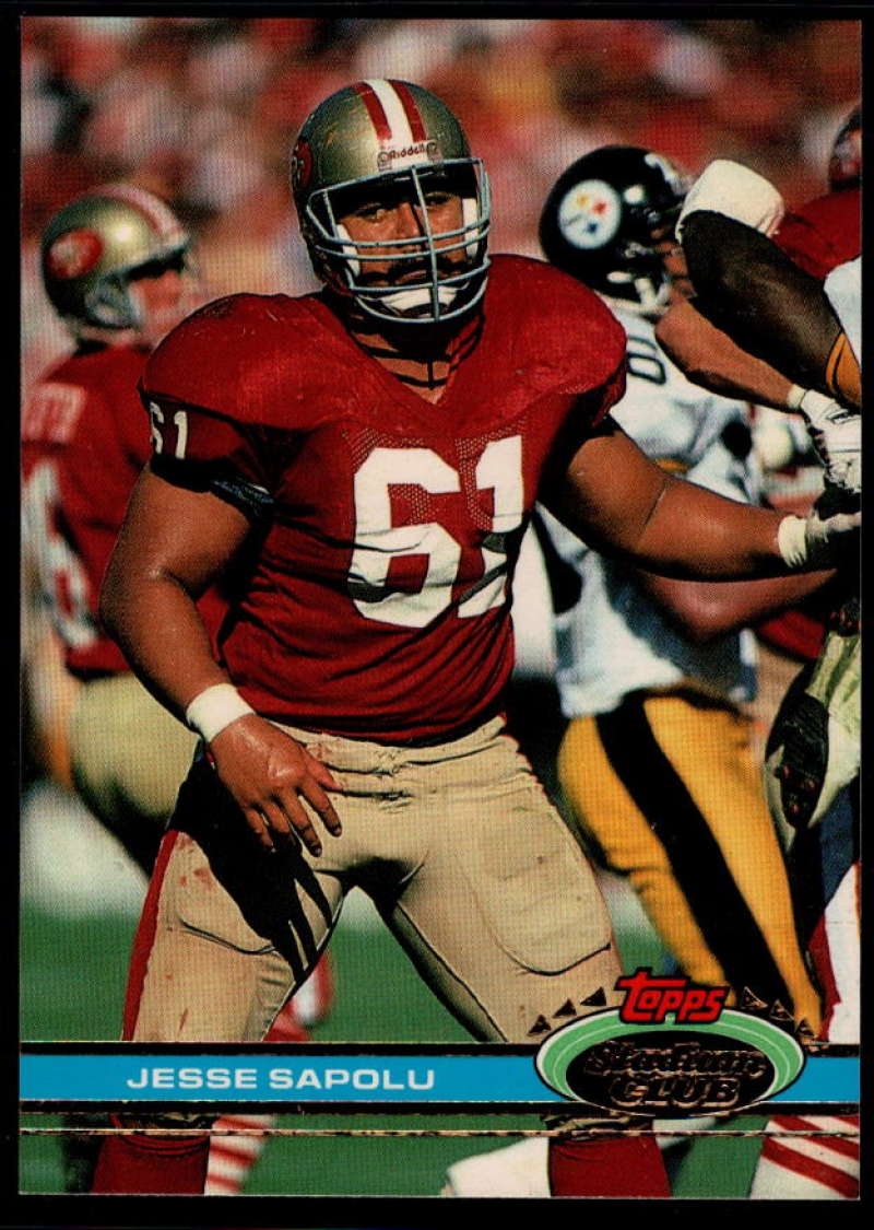 Jesse Sapolu Gallery  Trading Card Database