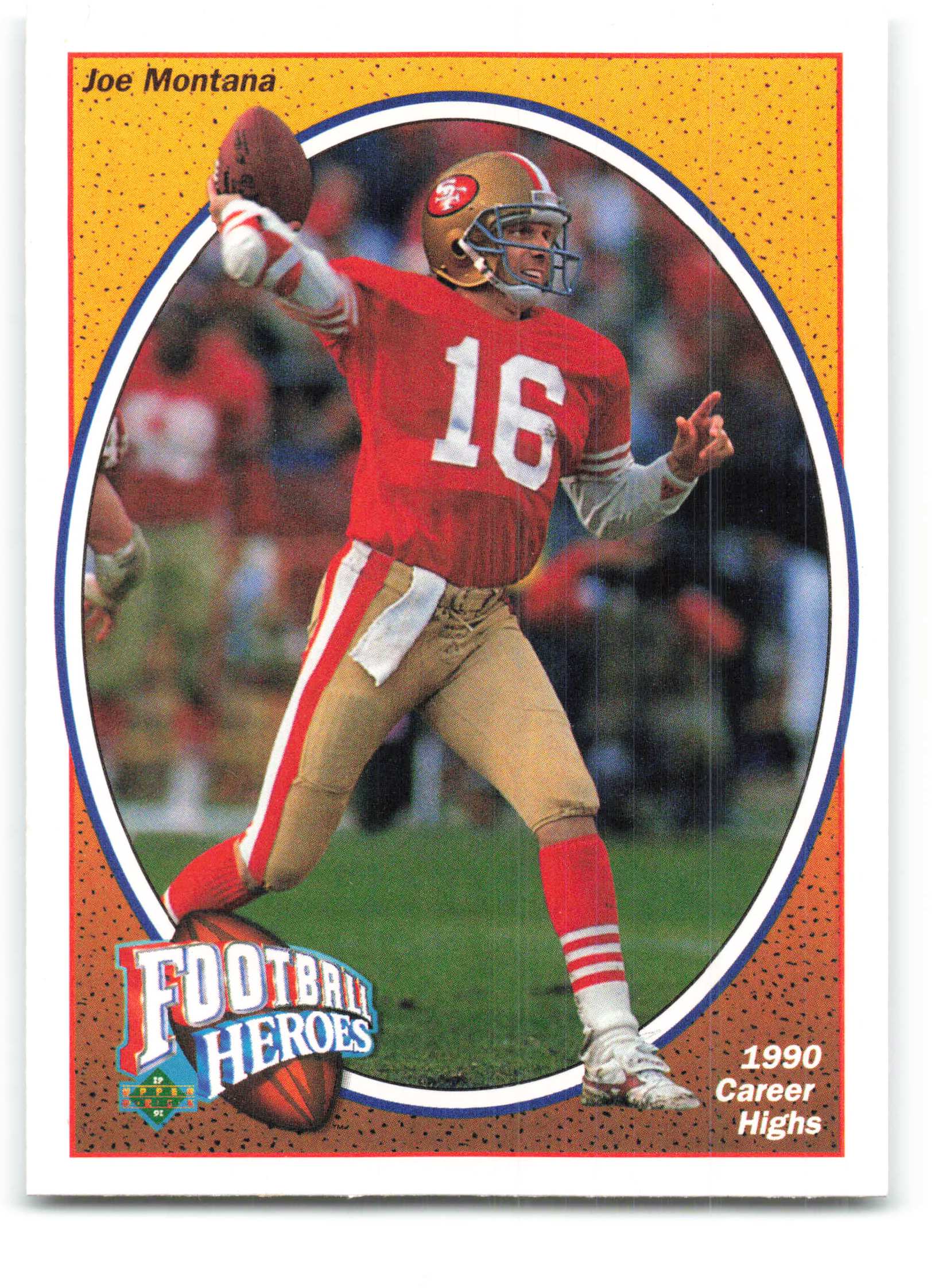 Vintage 1993 Upper Deck Joe Montana Limited Edition Superbowl