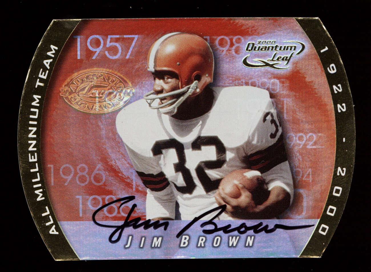 2000 Quantum Leaf  All-Millennium Team Autographs