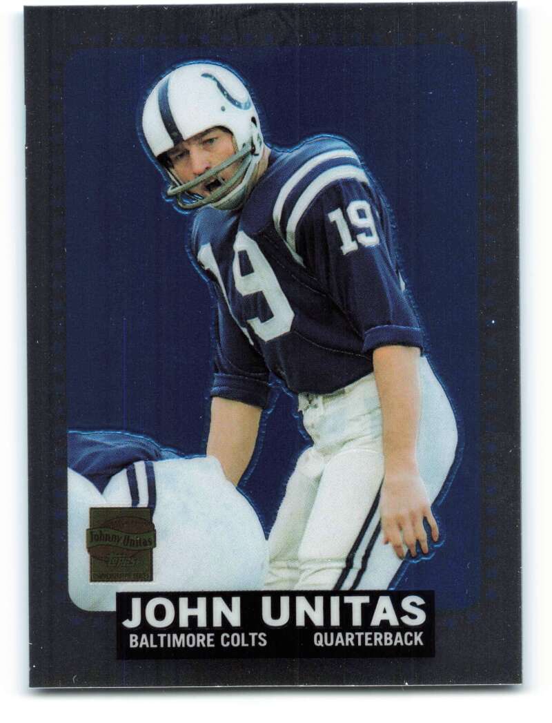 2000 Topps  Unitas Reprints Chrome