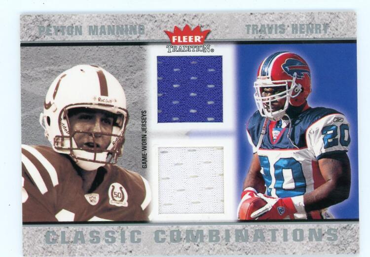 2003 Fleer Tradition Classic Combinations Memorabilia Duals