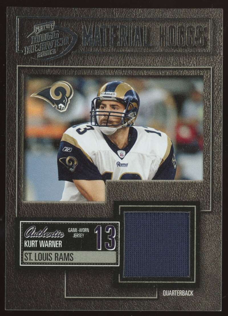 2003 Playoff Hogg Heaven Material Hoggs Silver