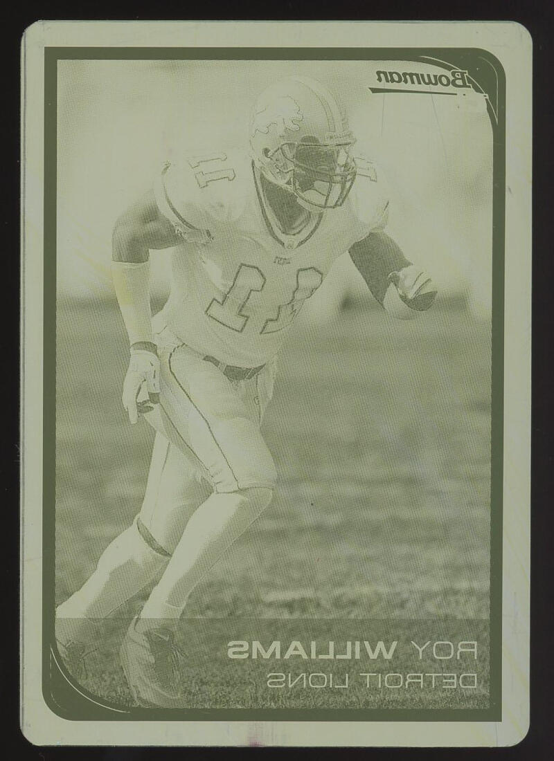 2006 Bowman Chrome Printing Plates Yellow