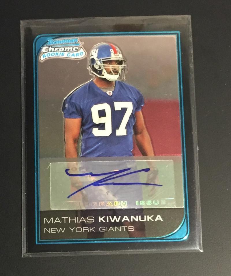 2006 Bowman Chrome Rookie Autographs