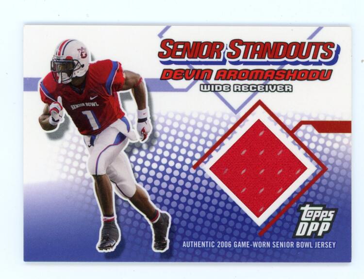 2006 Topps Draft Picks and Prospects Senior Standout Jersey