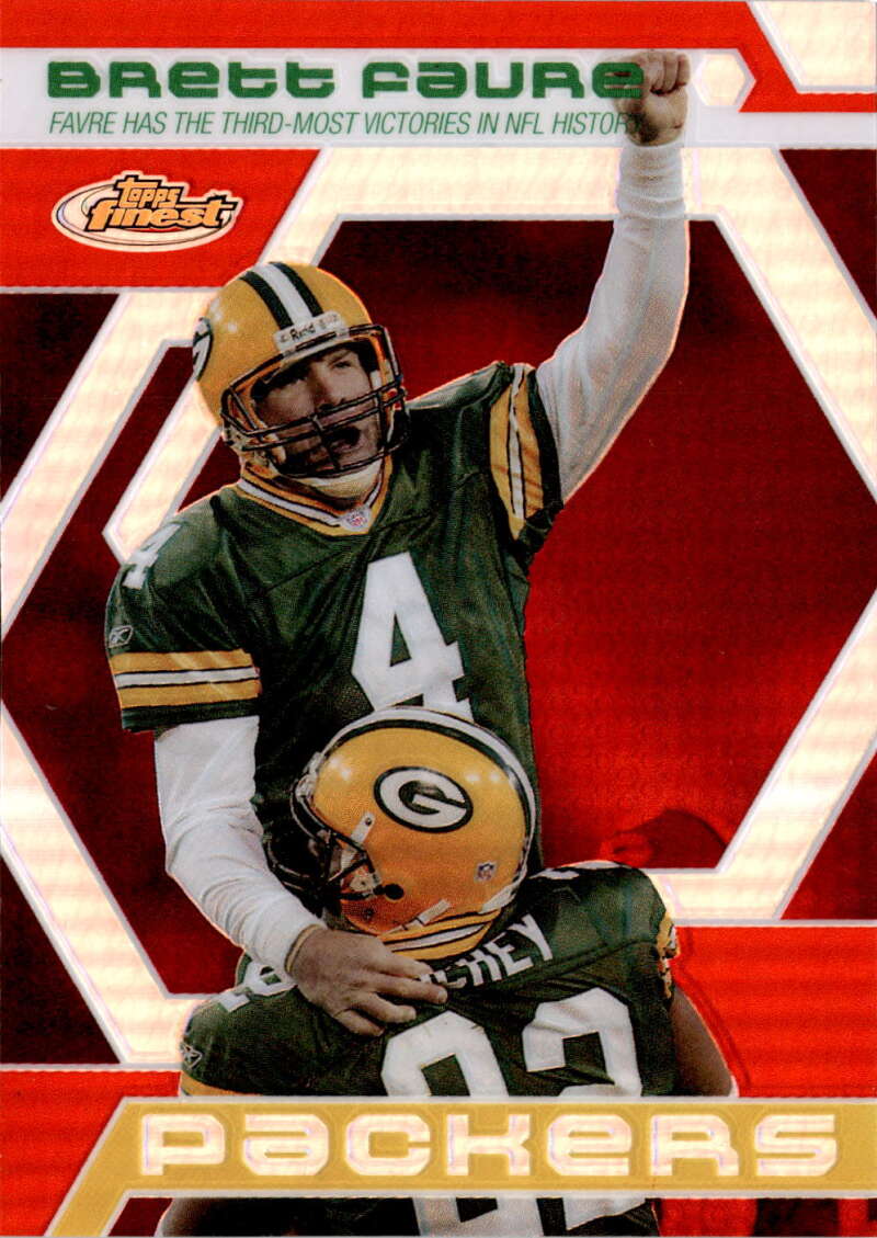 2006 Topps Finest Brett Favre Finest Moments Refractors