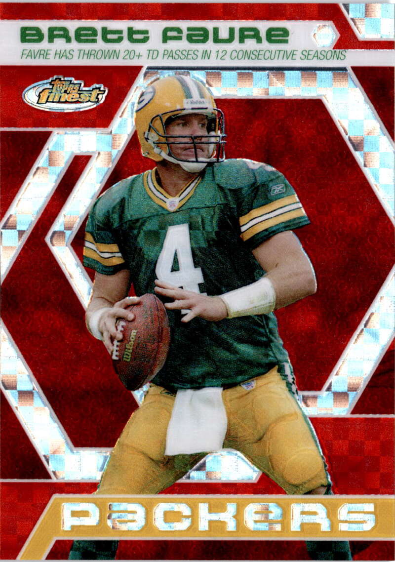 2006 Topps Finest Brett Favre Finest Moments Xfractors