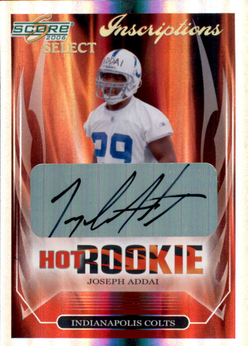 2006 Score Select Hot Rookies Inscriptions