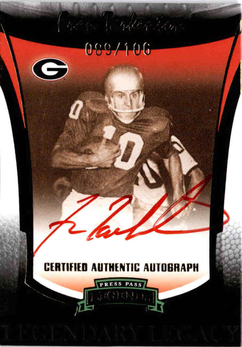 2006 Press Pass Legends Legendary Legacy Autographs Gold