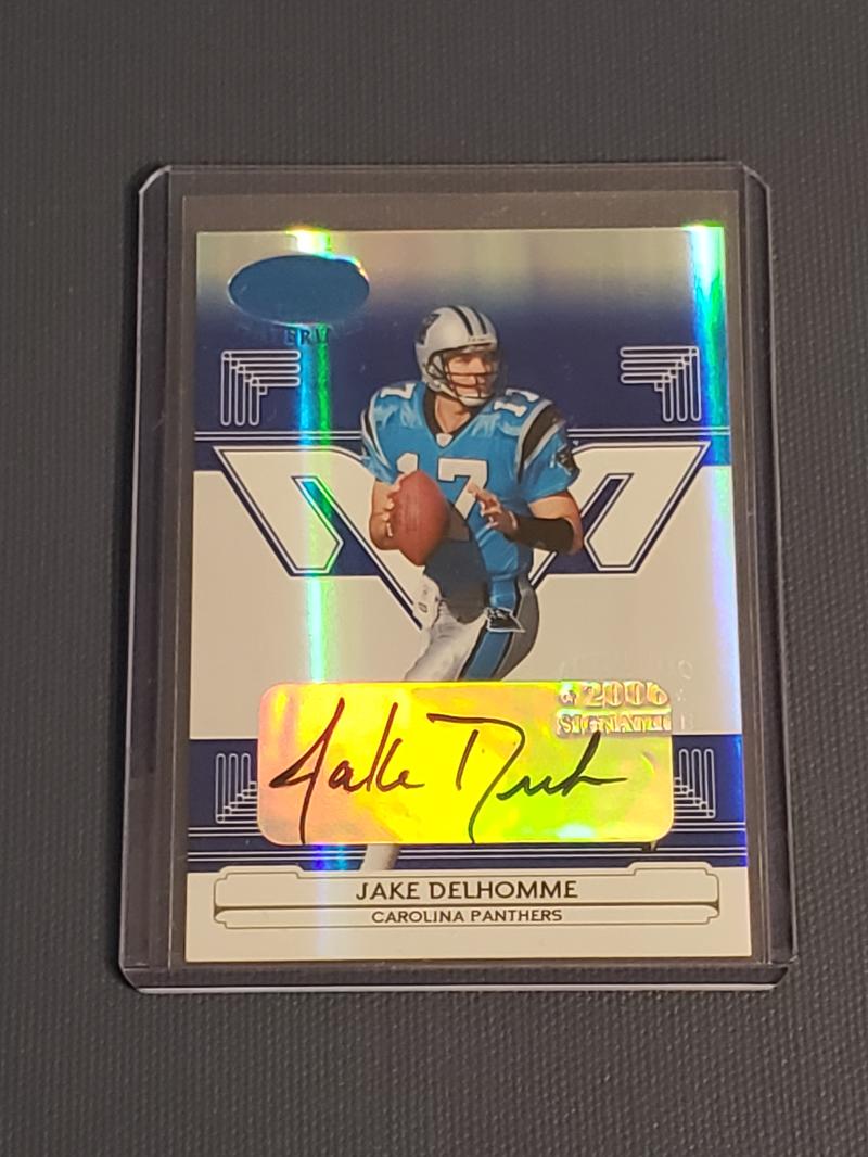 2006 Leaf Certified Materials Mirror Blue Signatures