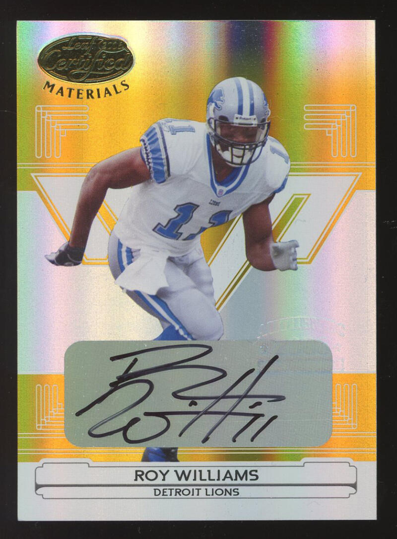 2006 Leaf Certified Materials Mirror Gold Signatures