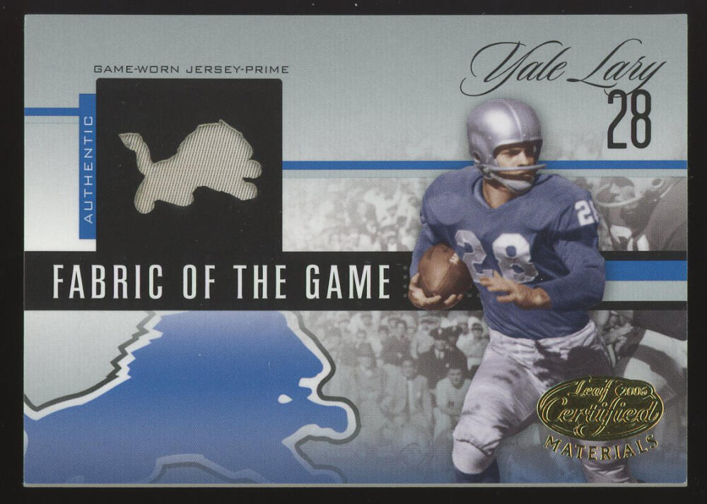 2006 Leaf Certified Materials Fabric of the Game Team Logo