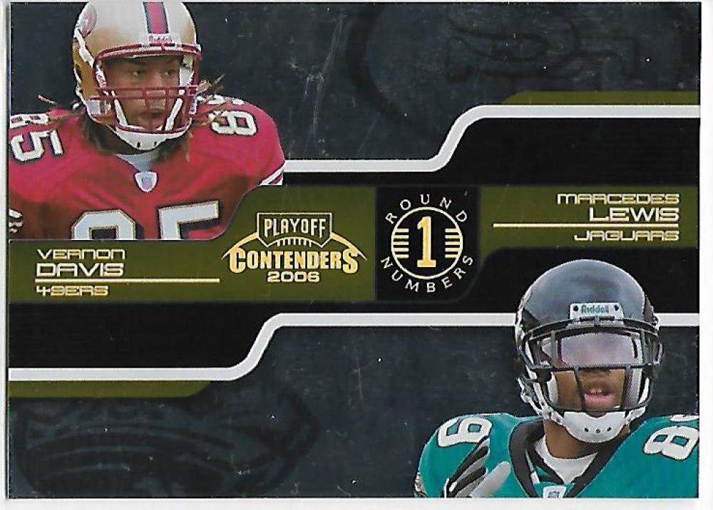 2006 Playoff Contenders Round Numbers Gold