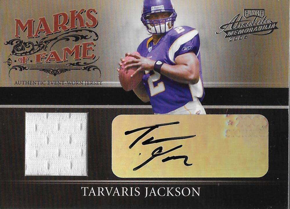 2006 Playoff Absolute Memorabilia Marks of Fame Material Autographs