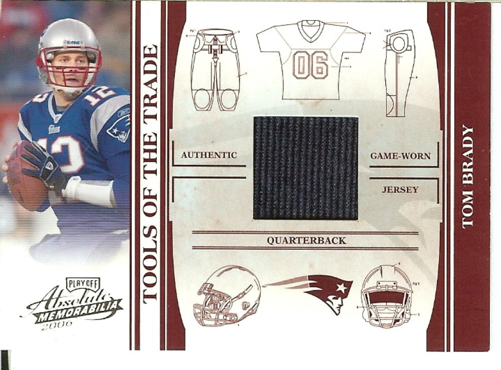 2006 Playoff Absolute Memorabilia Tools of the Trade Material Red