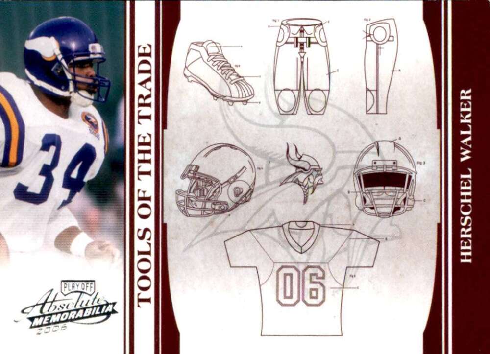 2006 Playoff Absolute Memorabilia Tools of the Trade Red