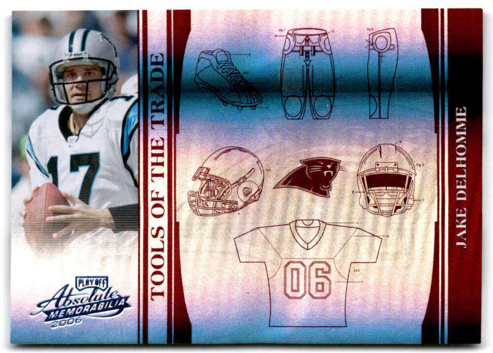 2006 Playoff Absolute Memorabilia Tools of the Trade Red Spectrum