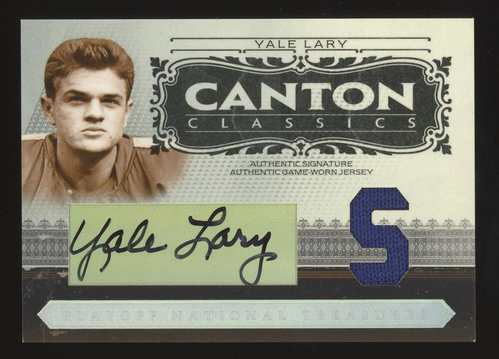 2006 Playoff National Treasures Canton Classics Materials Signature Position