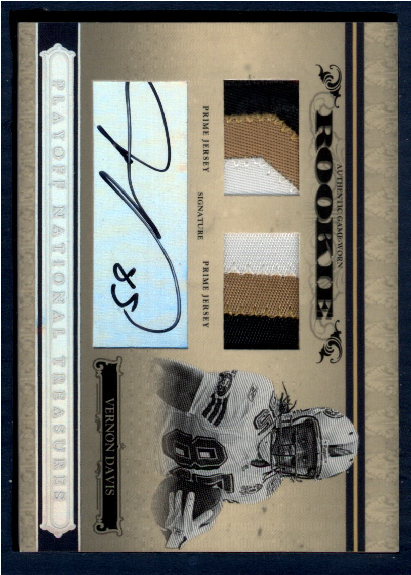 2006 Playoff National Treasures Rookie Jumbo Material Platinum