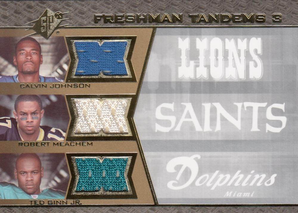 2007 SPx  Freshman Tandems Triple Jerseys