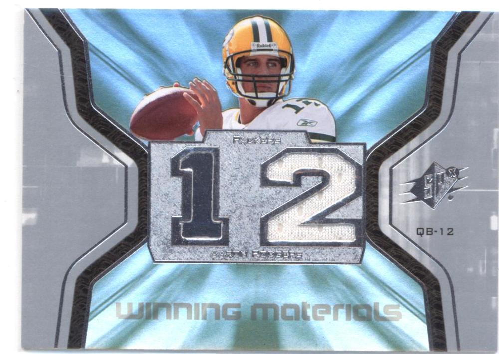 2007 SPx  Winning Materials Jersey Number