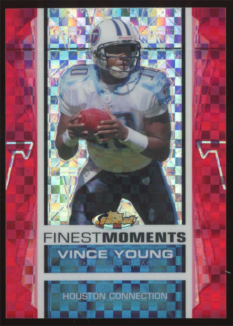 2007 Topps Finest Vince Young Finest Moments X-Fractor