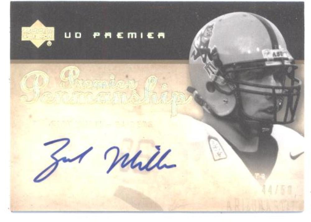 2007 Upper Deck Premier Penmanship Autographs Gold Holofoil