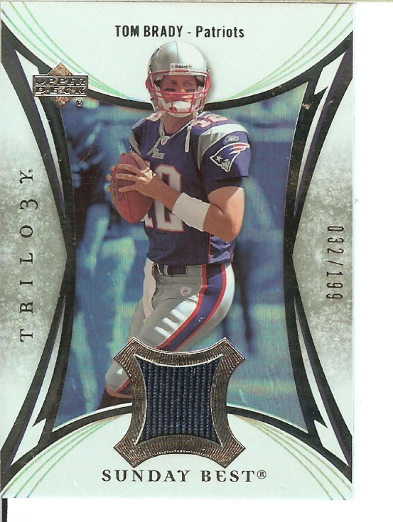 2007 Upper Deck Trilogy Sunday Best Jersey Silver