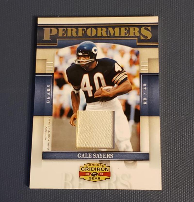 2007 Donruss Gridiron Gear Performers Jerseys Jumbo Swatch