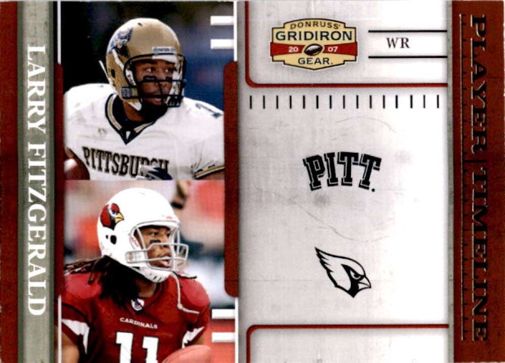 2007 Donruss Gridiron Gear Player Timeline Gold