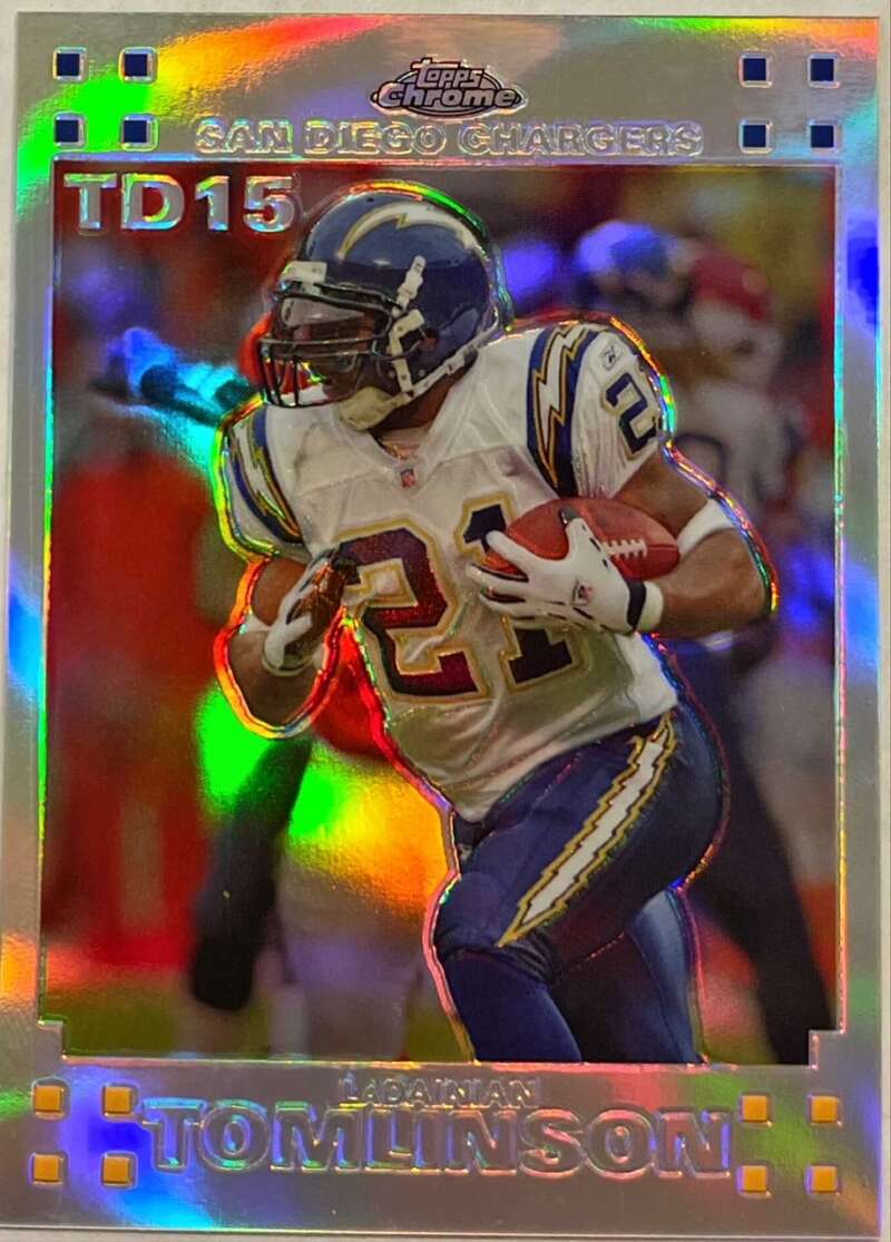 2007 Topps Chrome LaDainian Tomlinson Refractors