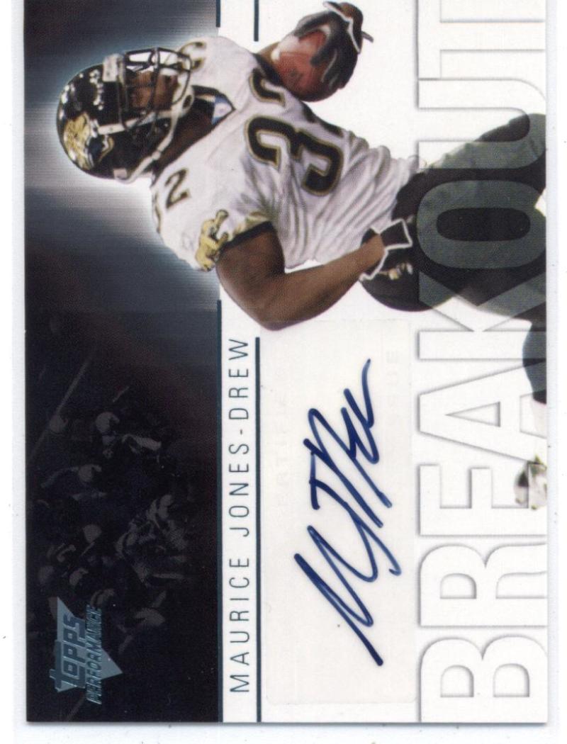 2007 Topps Performance Breakout Autographs